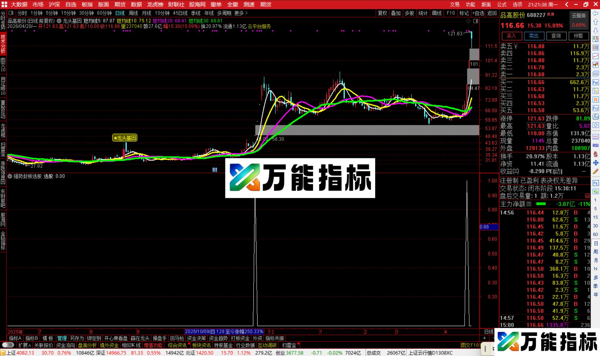 图片[4]-通达信龙头基因主图指标公式主图源码-万能指标公式