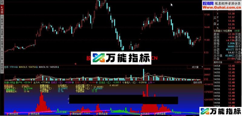 同花顺友谊L2资金 仿L2资金量指标公式 EA-万能指标公式