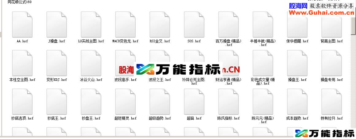 同花顺公式大全 170个 都是精品