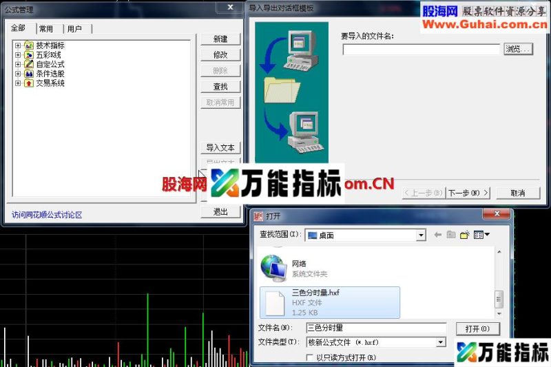 同花顺、麒麟王三色分时量公式 EA-万能指标公式