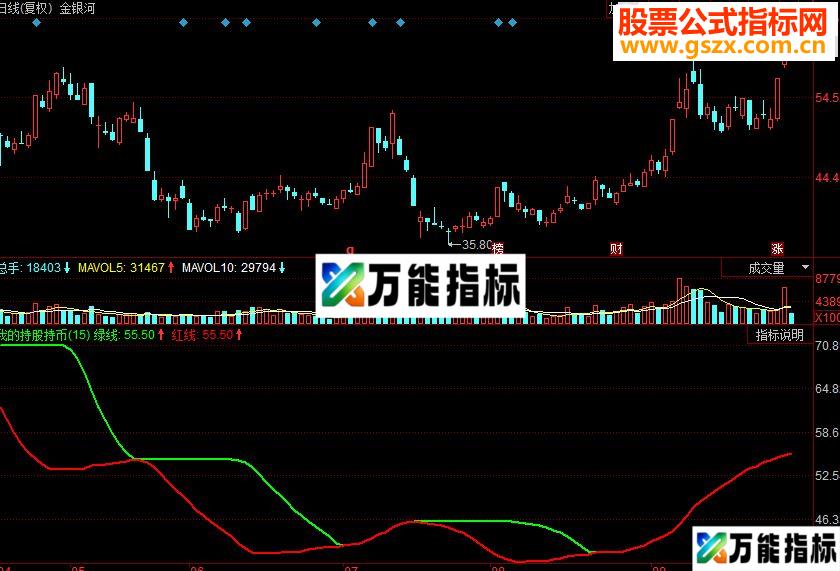 同花顺我的持股持币副图源码