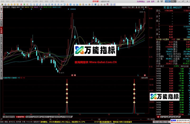 同花顺打首板寻妖幅图公式 妖股一个都跑不了 源码文件分享 EA-万能指标公式