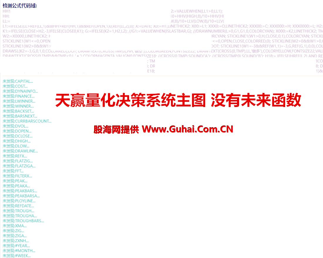 图片[12]-文华财经指标公式天赢量化决策系统主图/副图指标 无未来 无加密 公式源码文件分享 EA-万能指标公式