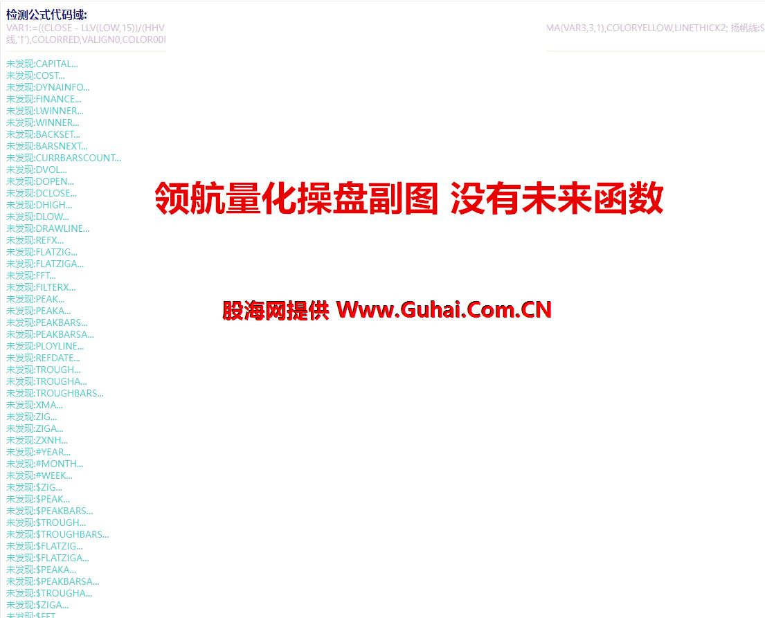 图片[13]-文华财经指标公式领航量化决策系统主图/副图指标 无未来 无加密 公式源码文件分享 EA-万能指标公式