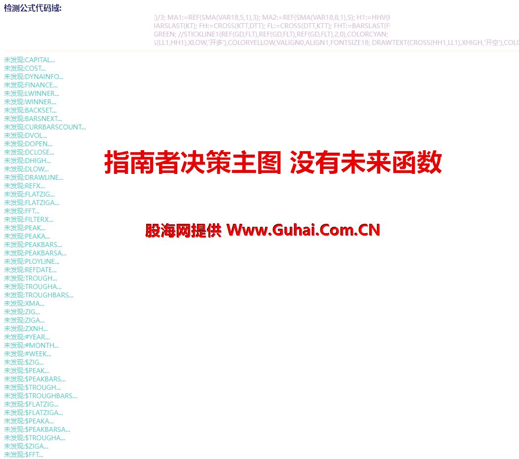 图片[9]-文华财经指标公式 指南者决策系统主图/副图指标 无未来 无加密 公式源码文件分享 EA-万能指标公式