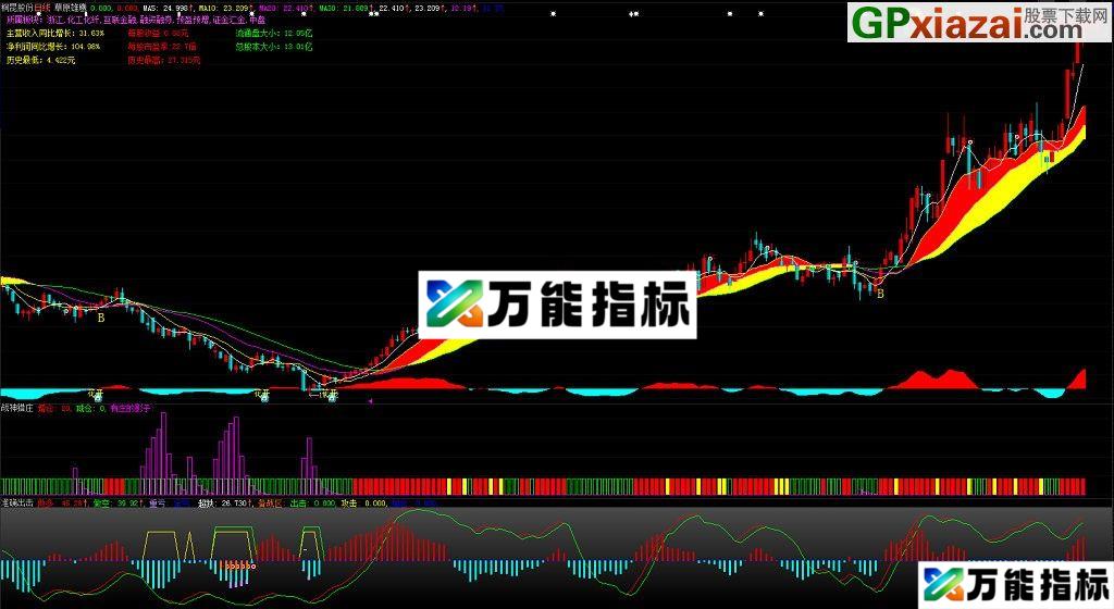 大智慧主图指标 珍藏【草原雄鹰】贴图 加密 EA-万能指标公式