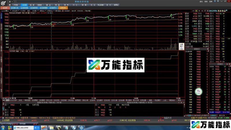 双龙起飞是分时主图 分时突破是分时选股 大智慧指标 贴图 EA-万能指标公式