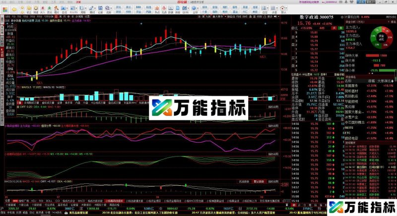 筹码起爆组合 同花顺副图指标 源码 贴图 EA-万能指标公式