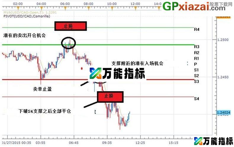 图片[2]-止盈和止损 文华财经WH6枢轴点指标源码 文华指标 源码 贴图 EA-万能指标公式