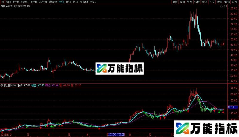 通达信散户顶底主图指标公式源码 EA-万能指标公式