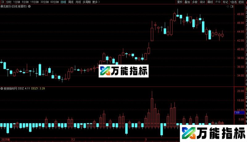 通达信大单分差DDZ指标公式源码 EA-万能指标公式