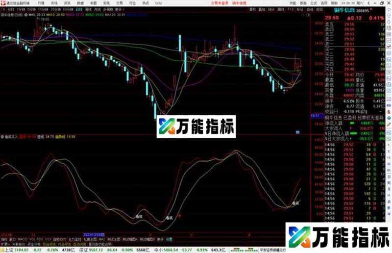 通达信看底买入副图趋势抄底类指标公式源码 EA-万能指标公式
