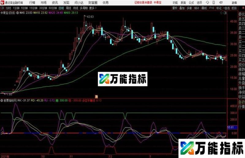 通达信顶底多空平衡 EA-万能指标公式
