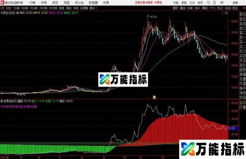 神棍分时抄底通达信公式 分时主图 源码 K线图 EA-万能指标公式