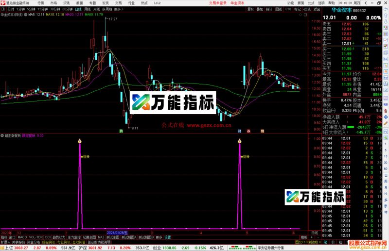 通达信超正版捉妖指标公式源码-万能指标公式