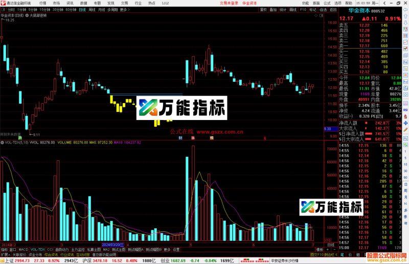 通达信大底部逆转主图指标公式源码-万能指标公式