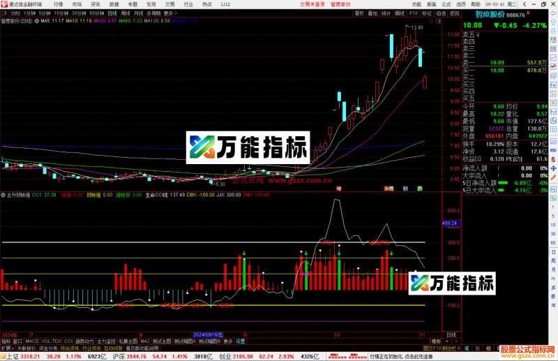 通达信主升弱转强指标公式源码副图-万能指标公式