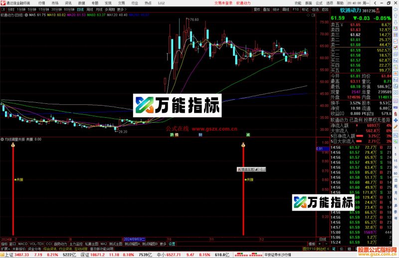 通达信均线偏量共振指标公式源码副图-万能指标公式