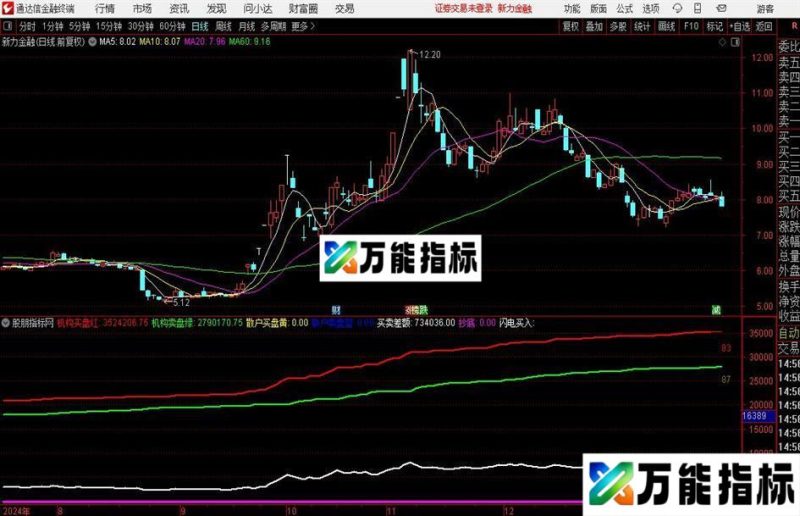 通达信机构量化分时指标公式 EA-万能指标公式