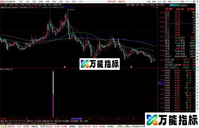 通达信主力资金入场指标公式源码副图 EA-万能指标公式