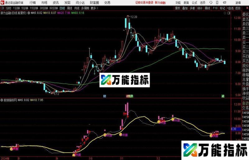 通达信十维共振主图指标公式 EA-万能指标公式