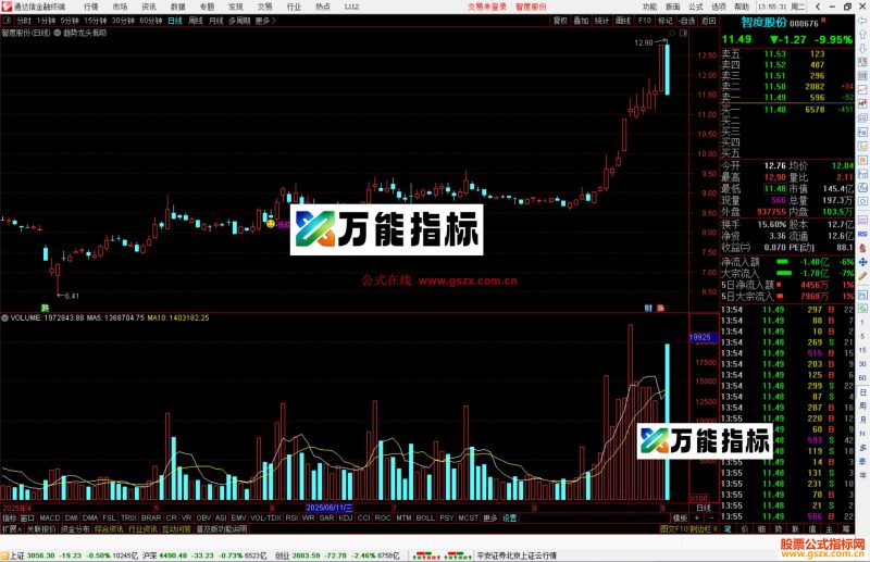 通达信趋势龙头低吸主图指标公式主图源码-万能指标公式