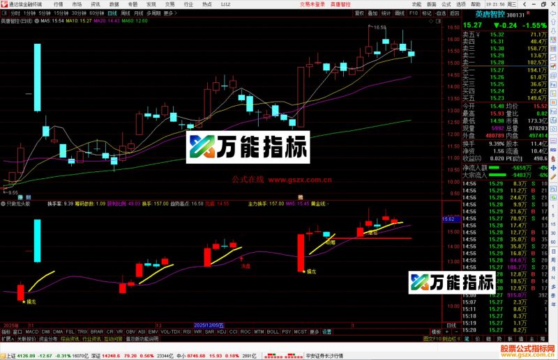 通达信只做龙头股指标公式副图源码-万能指标公式