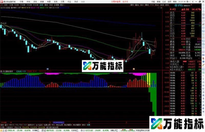通达信多空量能强弱指标公式源码副图 EA-万能指标公式