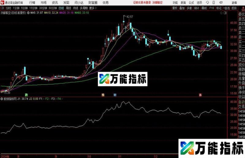 通达信逍遥分时主图指标公式 EA-万能指标公式