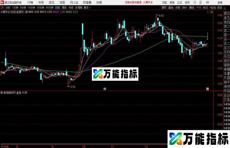通达信金龙抄底选股指标公式 EA-万能指标公式