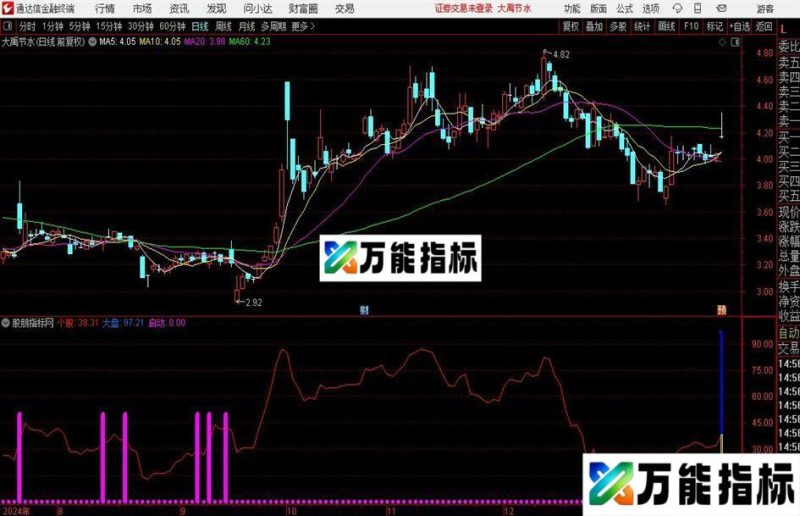 通达信黄钻必杀擒涨停指标公式 EA-万能指标公式