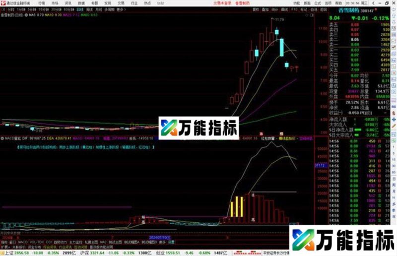 通达信MACD量能指标公式源码副图 EA-万能指标公式