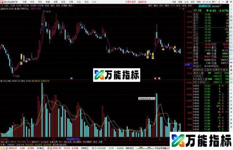 通达信量价寻黑马主图指标公式源码主图 EA-万能指标公式