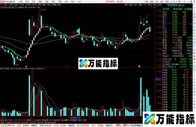 通达信江下云郎阳光主图持股持币源码 EA-万能指标公式