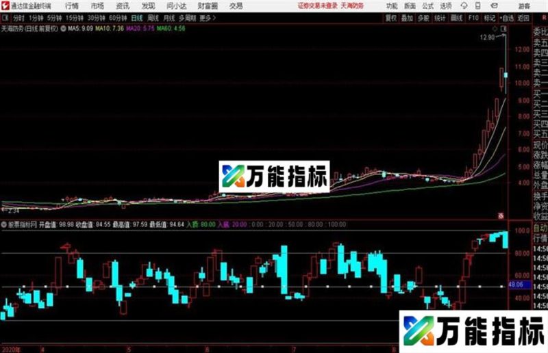 通达信顶底K线 EA-万能指标公式