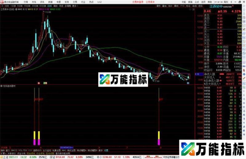 通达信龙凤狙击题材指标公式源码副图 EA-万能指标公式
