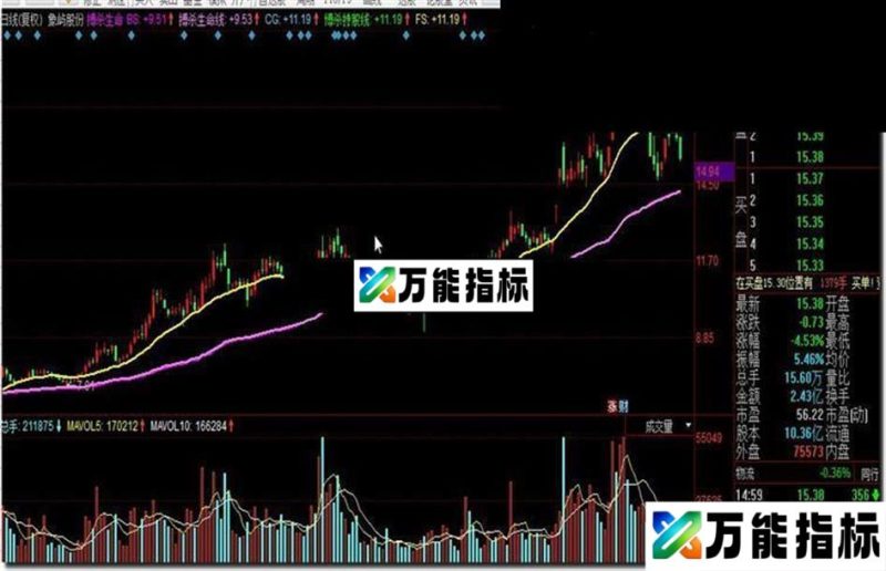 搏杀生命源码副图 EA-万能指标公式