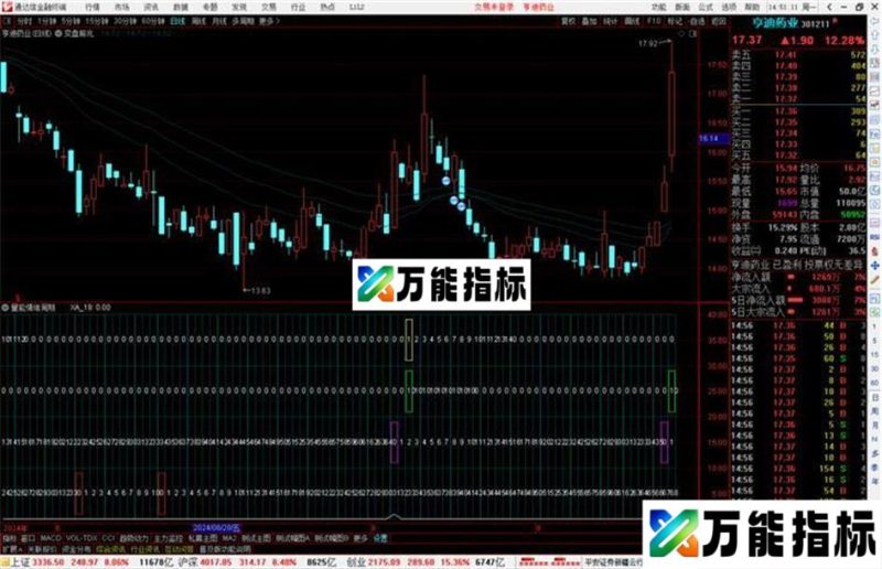 通达信量能情绪周期指标公式源码副图 EA-万能指标公式