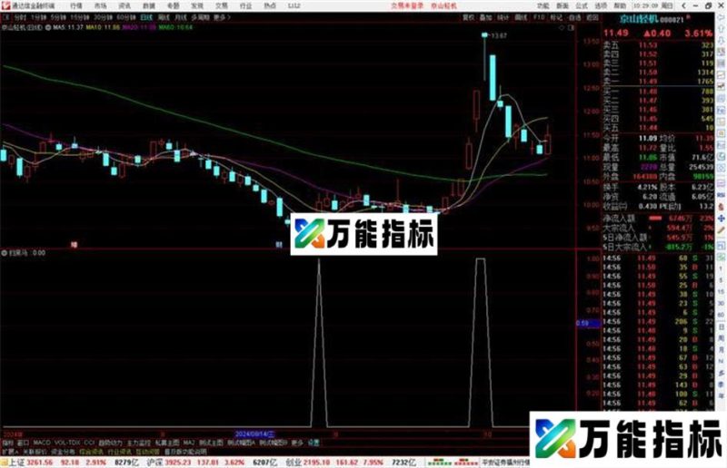 通达信扫黑马指标公式源码副图 EA-万能指标公式