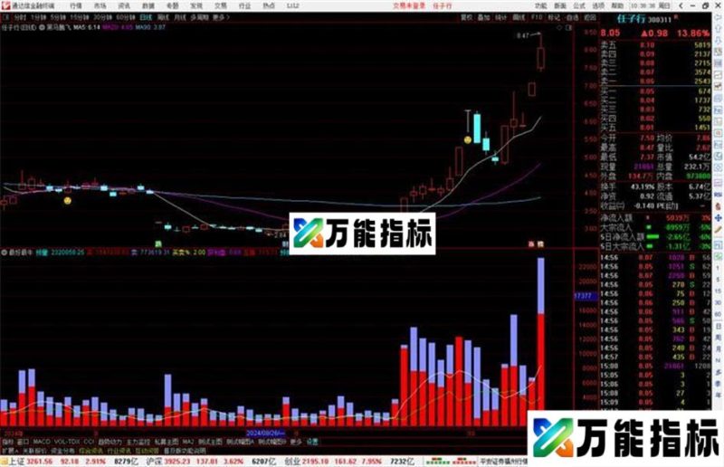 通达信黑马腾飞主图指标公式源码主图 EA-万能指标公式