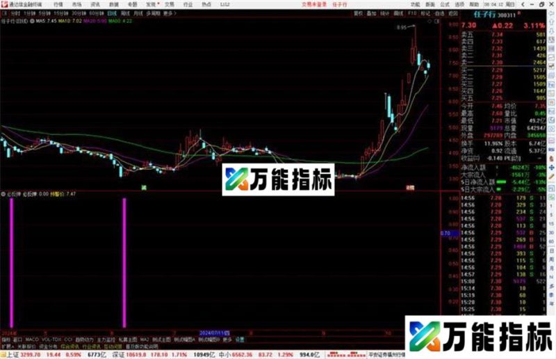 通达信必反弹副图/选股指标公式源码 EA-万能指标公式
