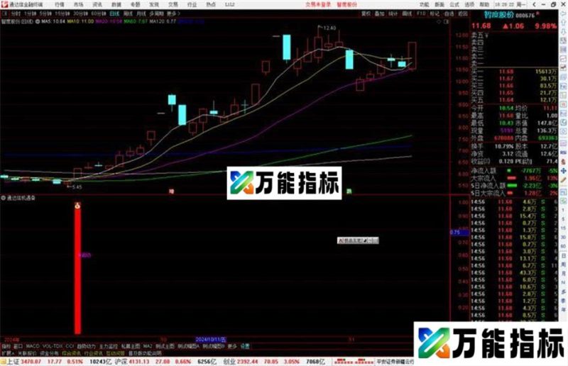 通达信机遇备至指标公式源码副图 EA-万能指标公式