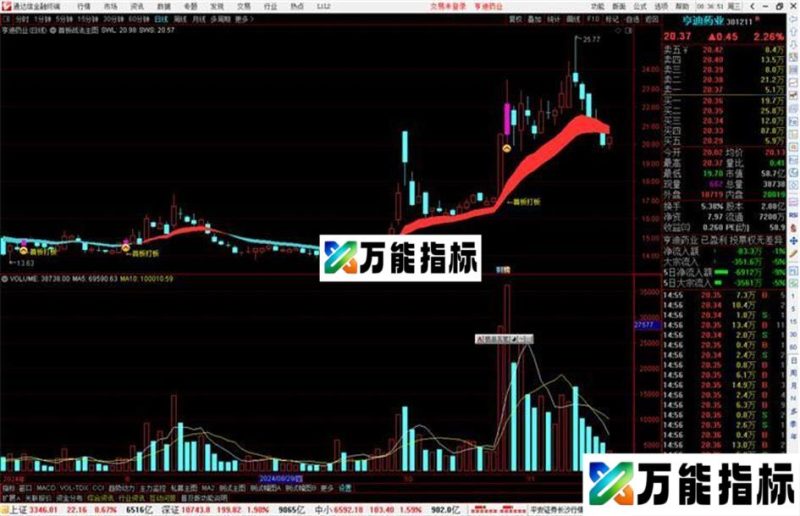 通达信首板战法主图指标公式源码 EA-万能指标公式