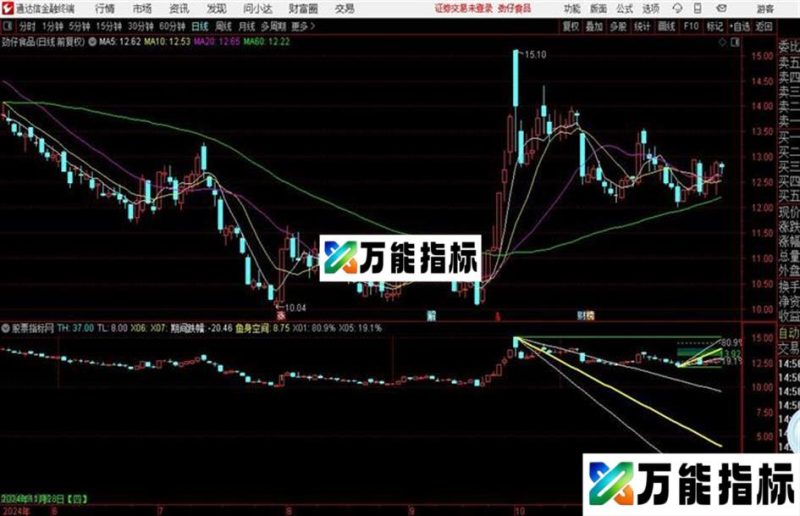 老张实用小公式6:妞妞角度线 EA-万能指标公式