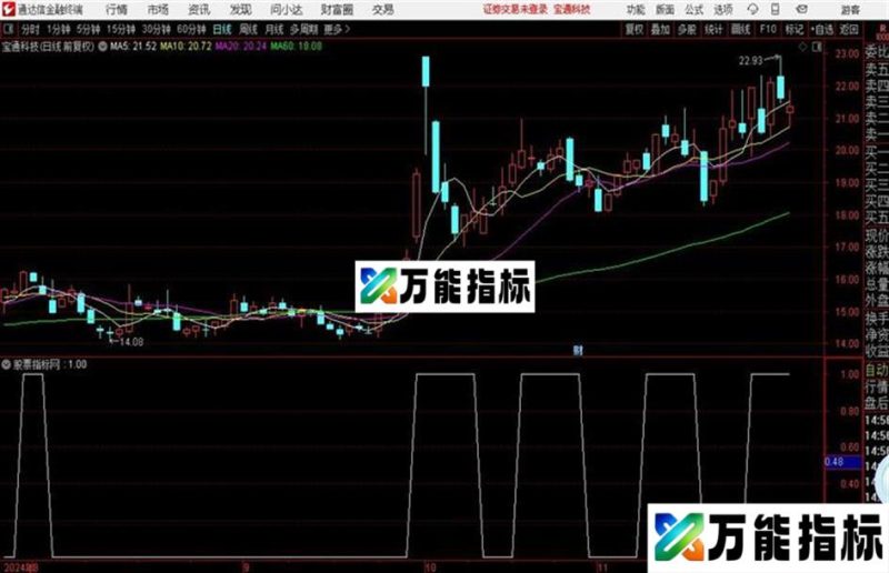 通达信顺势而为公式 EA-万能指标公式